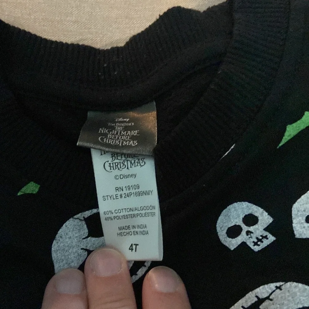 Nightmare Before Christmas sweatshirt